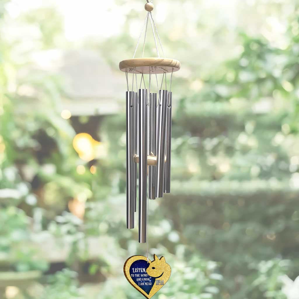 Listen To The Wind - Personalized Cat Wind Chime