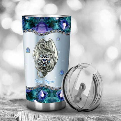 Heart Of A Dragon Soul Of A Witch Personalized 3D Pattern Print Tumbler