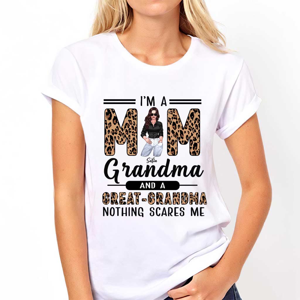 I'm A Mom A Grandma And A Great Grandma - Personalized T-shirt and Hoodie