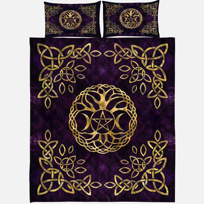 Triple Goddess - Witch Quilt Set