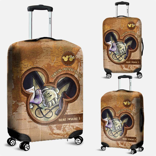 Traveling Partners - Personalized Mouse Luggage Cover
