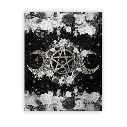 Triple Moon Goddesses - Witch Wall Tapestry