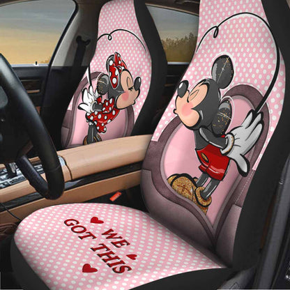 Magic Love Forever - Personalized Mouse Seat Covers