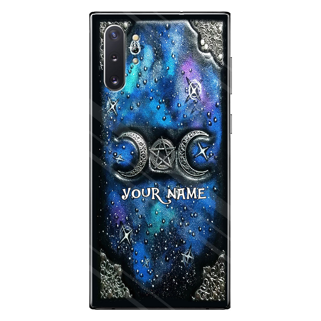 Tripple Moon Silver - Personalized Witch Phone Case