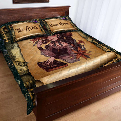 Witchy Zodiac - Personalized Quilt Set