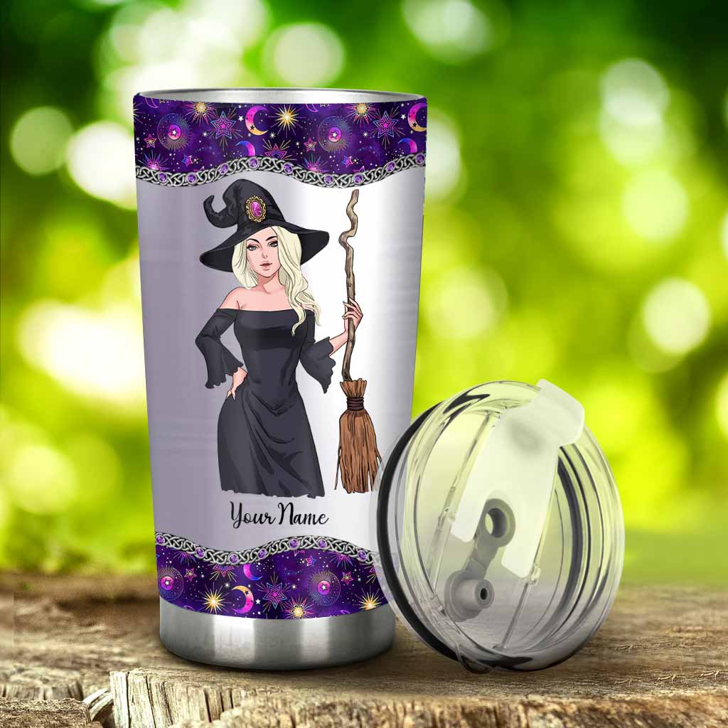 I'm Not Sugar And Spice - Personalized Witch Tumbler
