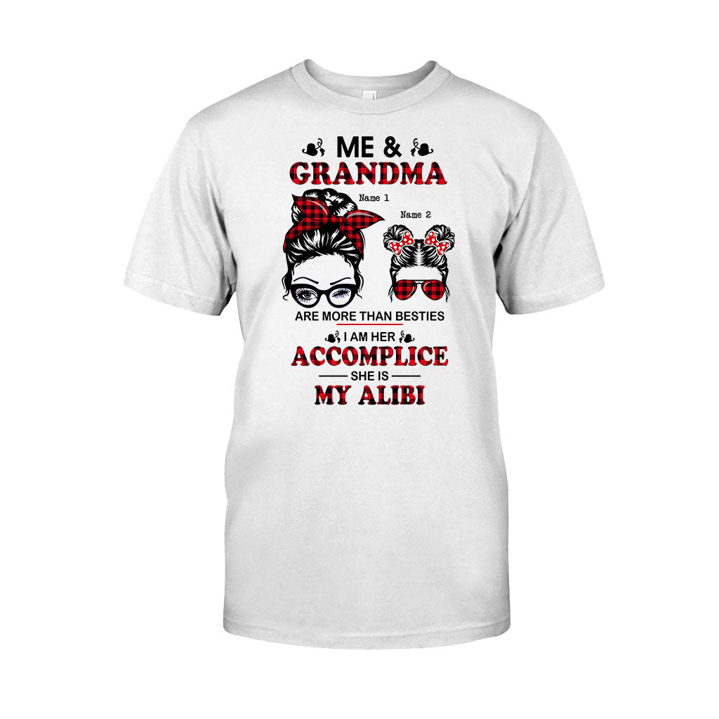 Me & Grandma Are More Than Besties - Personalized T-shirt and Hoodie