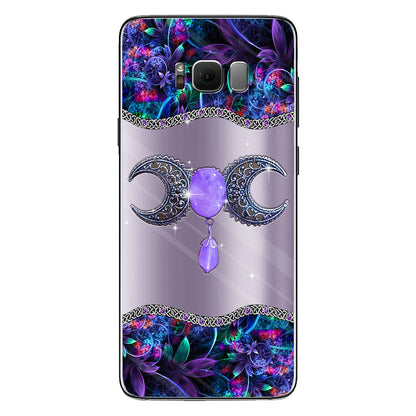 Mystery Witch Triple Moon - Personalized Phone Case With 3D Printed