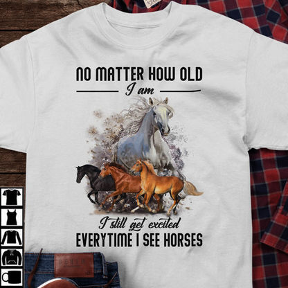 Everytime I See Horses Horse T-shirt and Hoodie 0523