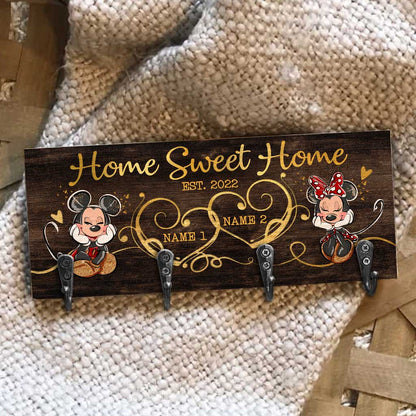 Home Sweet Home - Personalized Mouse Key Rack