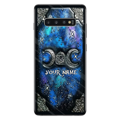 Tripple Moon Silver - Personalized Witch Phone Case