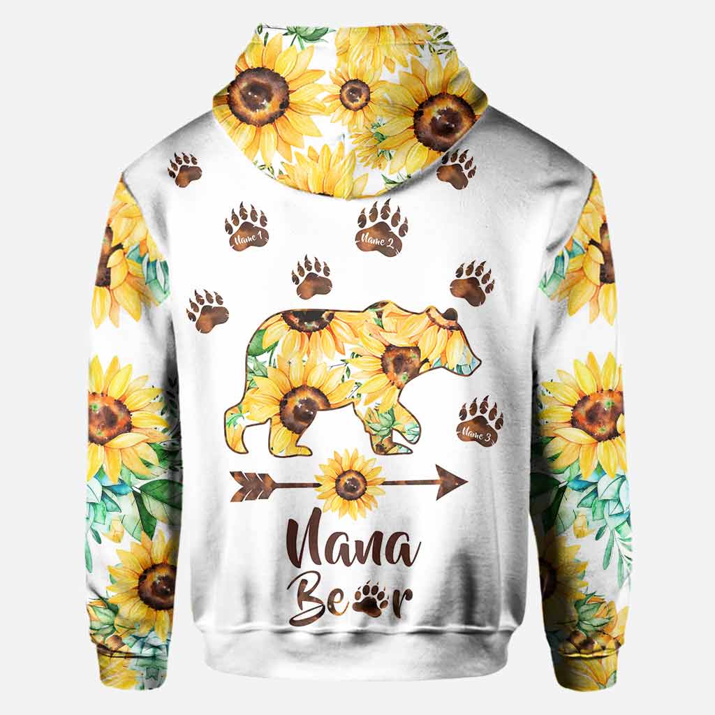 Grandma Bear - Personalized Mother's Day All Over T-shirt and Hoodie