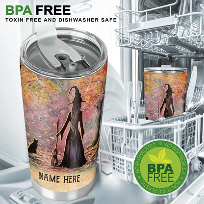Be A Witch - Personalized Witch Tumbler