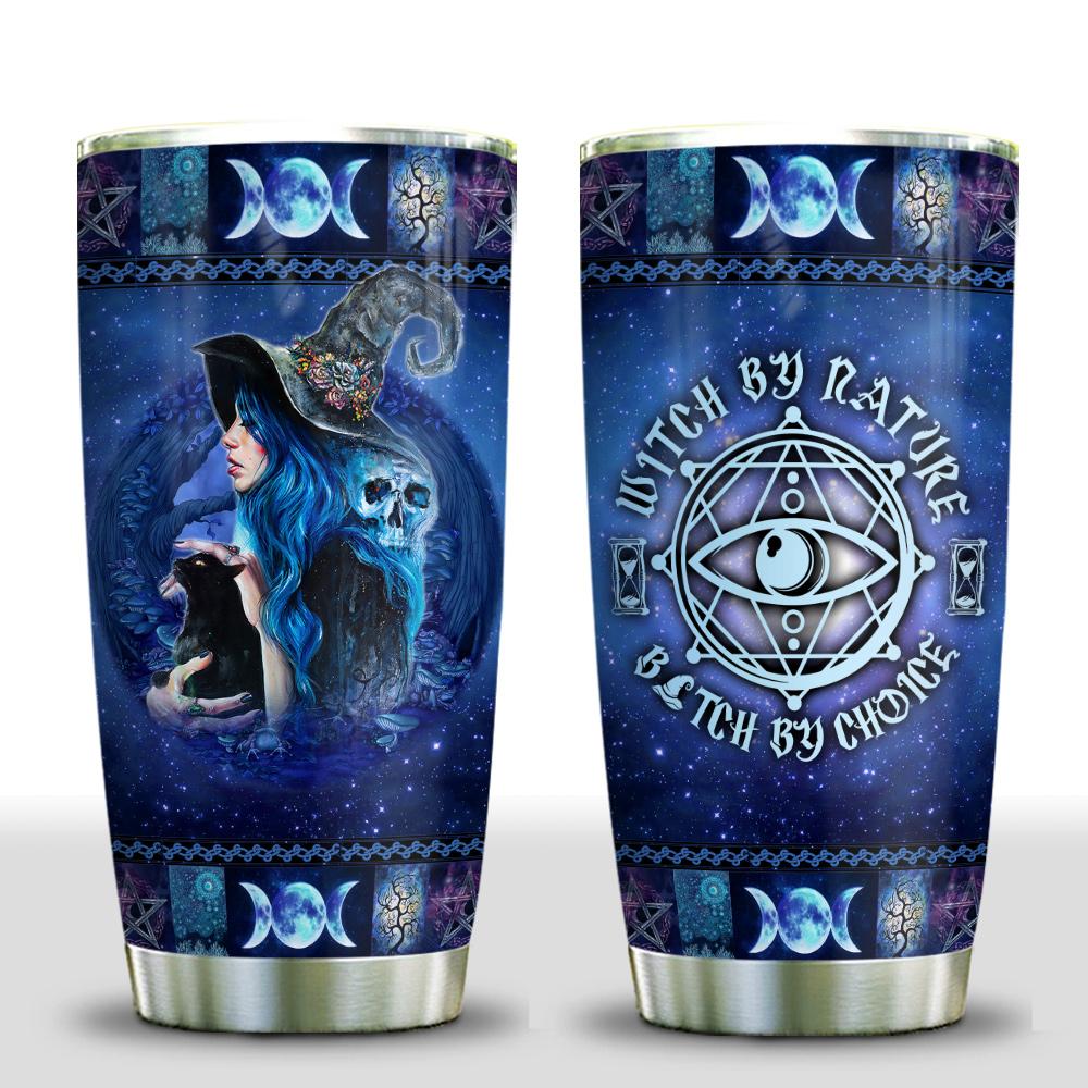 Blue Witch By Nature - Witch Tumbler 0822
