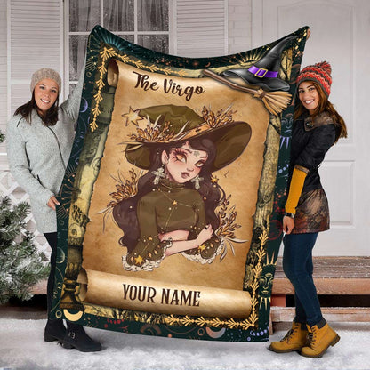 Witchy Zodiac - Personalized Blanket