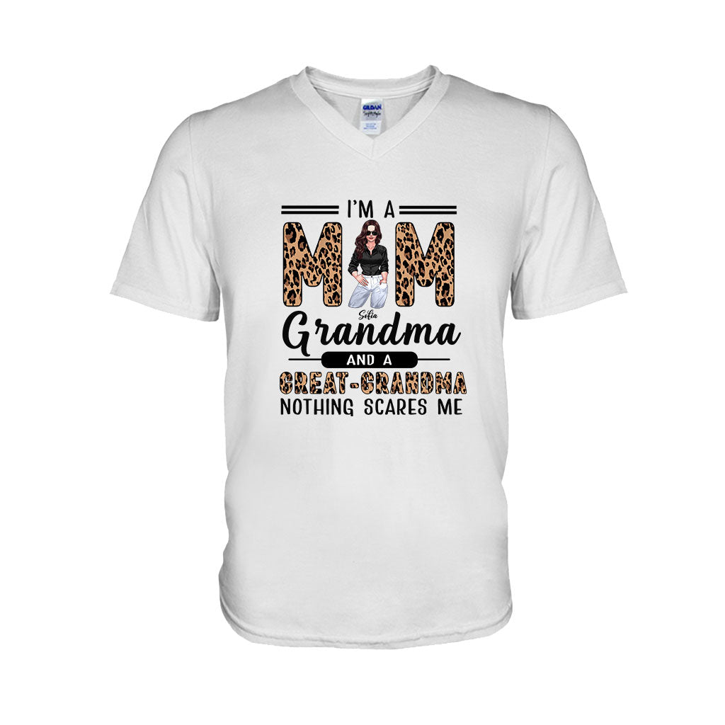 I'm A Mom A Grandma And A Great Grandma - Personalized T-shirt and Hoodie