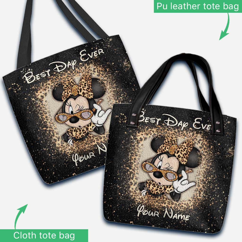 Best Day Ever Lovely Mouse Ears - Personalized Mouse Tote Bag