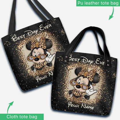 Best Day Ever Lovely Mouse Ears - Personalized Mouse Tote Bag