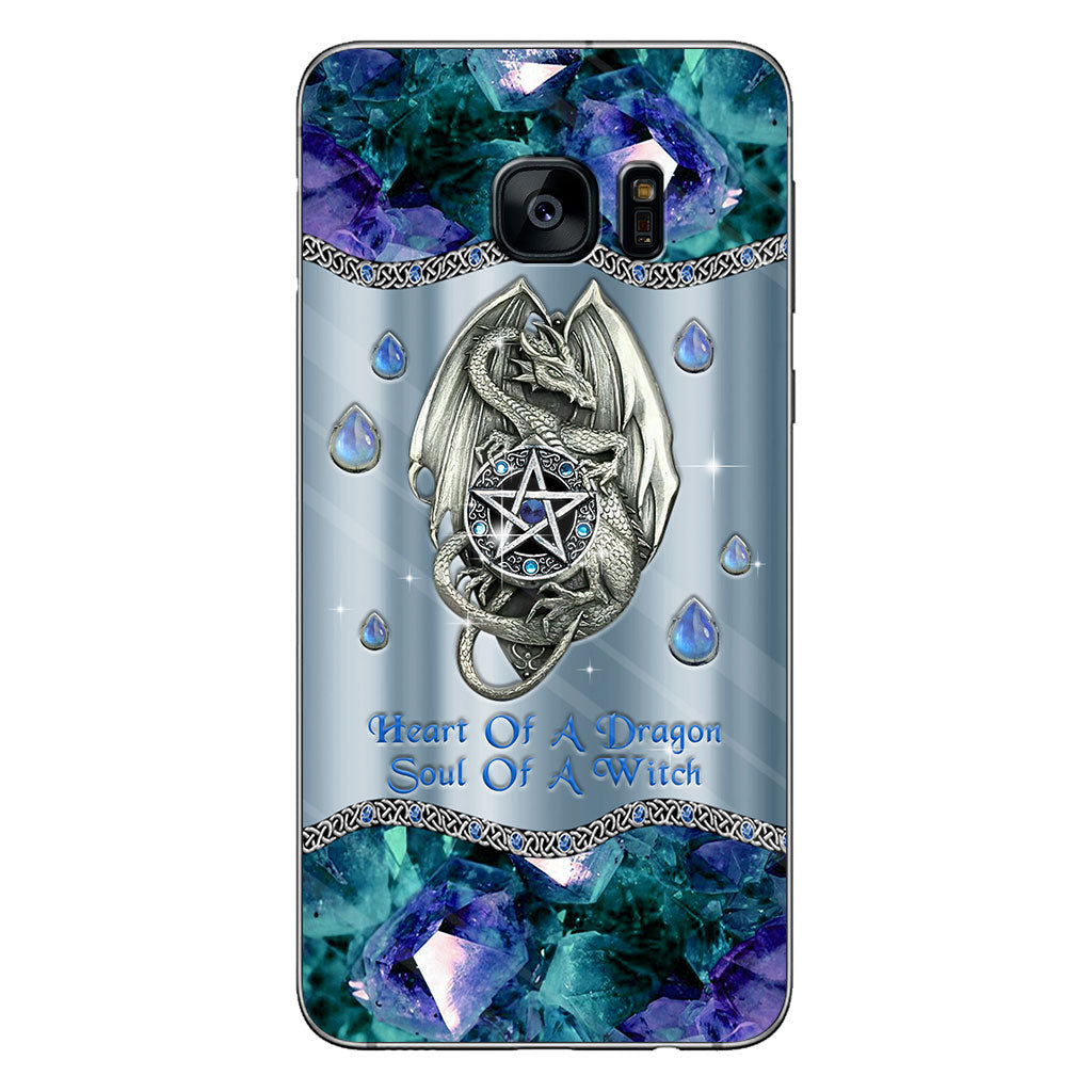 Heart Of A Dragon Soul Of A Witch 3D Pattern Print Phone Case
