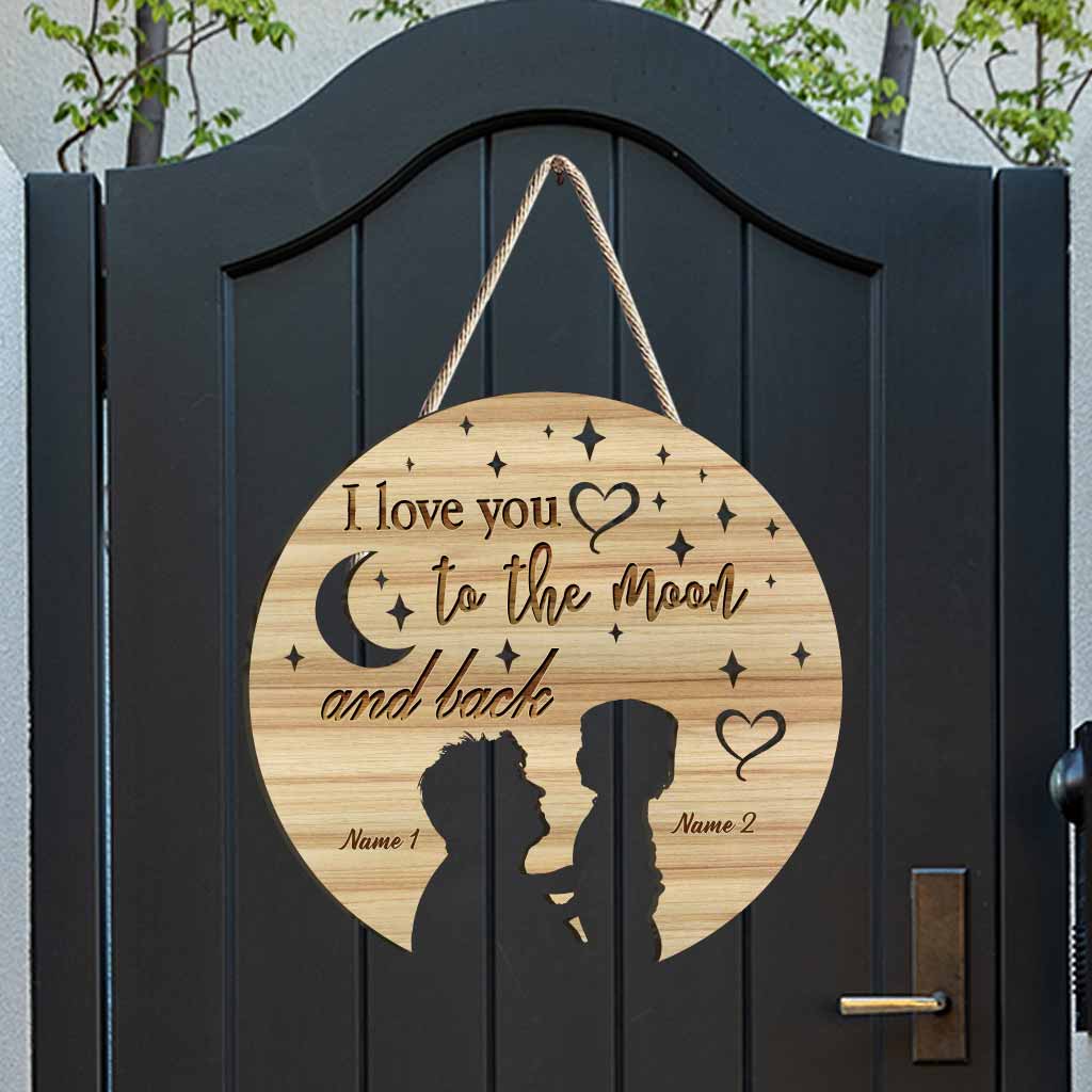 I Love You - Personalized Mother's Day Grandma Wood Sign