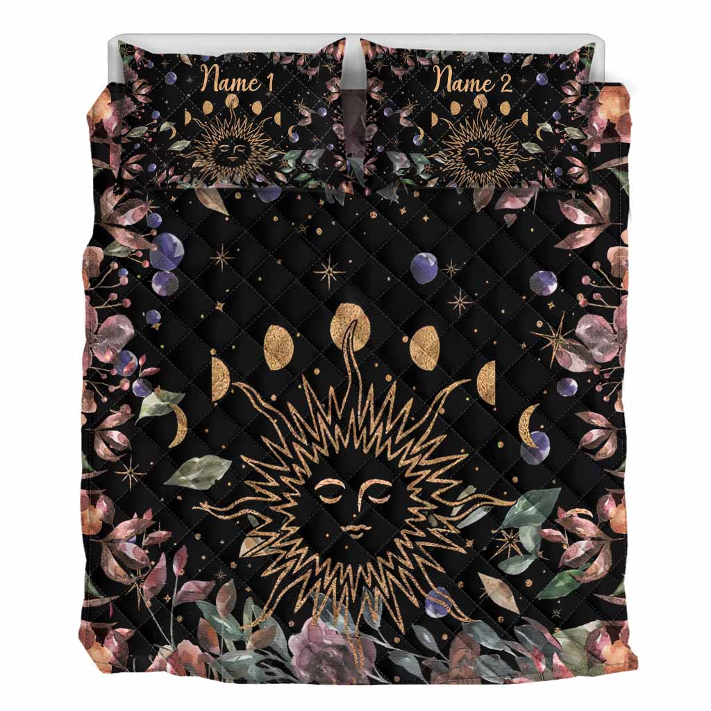 The Moon - Personalized Witch Quilt Set