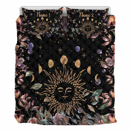 The Moon - Personalized Witch Quilt Set