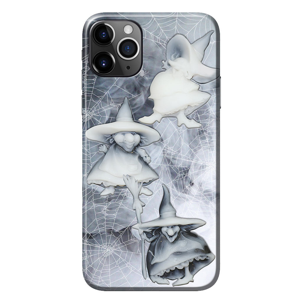 Three Little Witches - Phone Case With 3D Pattern Print