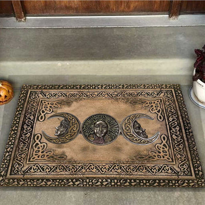 The Triple Goddess - Witch Doormat With 3D Pattern Print