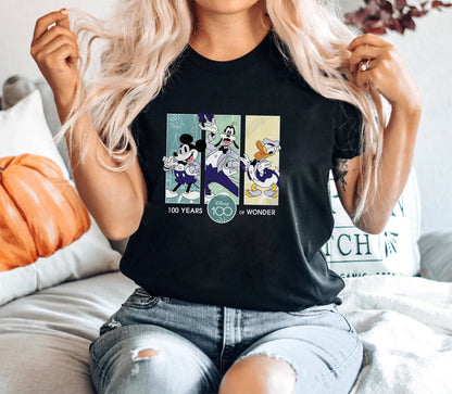 100 Years Anniversary Mouse T-shirt and Hoodie 0523