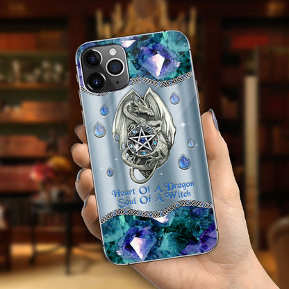 Heart Of A Dragon Soul Of A Witch 3D Pattern Print Phone Case