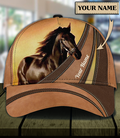 Horses Lover Personalized Horse Classic Cap 0523