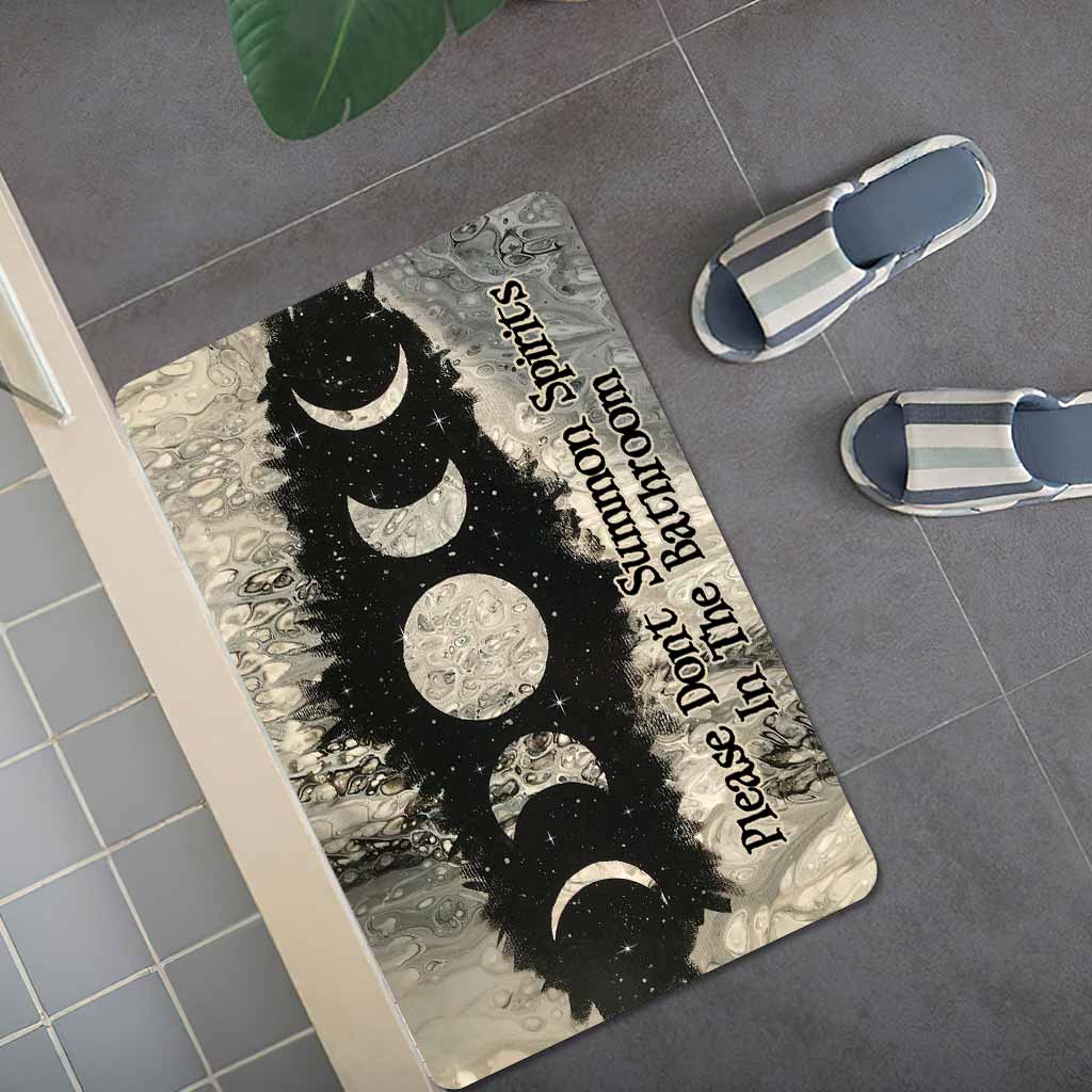 Please Don't Summon Spirits In The Bathroom - Witch Bath Mat