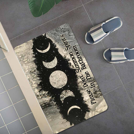 Please Don't Summon Spirits In The Bathroom - Witch Bath Mat