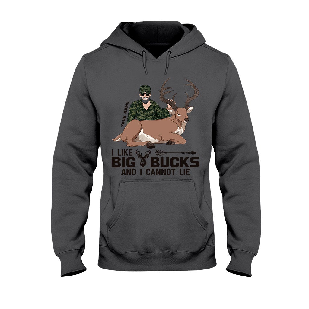 I Like Big Bucks - Personalized Hunting T-shirt and Hoodie