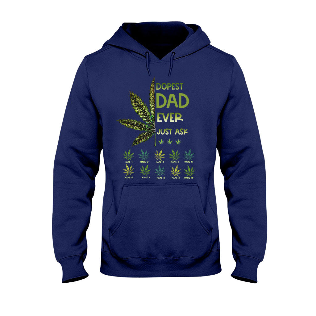 Dopest Dad Ever - Gift for dad, grandma, grandpa, mom, uncle, aunt, brother, sister - Personalized T-shirt And Hoodie