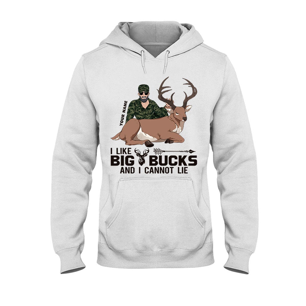 I Like Big Bucks - Personalized Hunting T-shirt and Hoodie