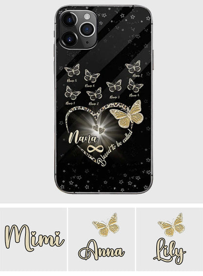 Blessed To Be Called Butterfly Heart - Grandma Personalized Phone Case 082021