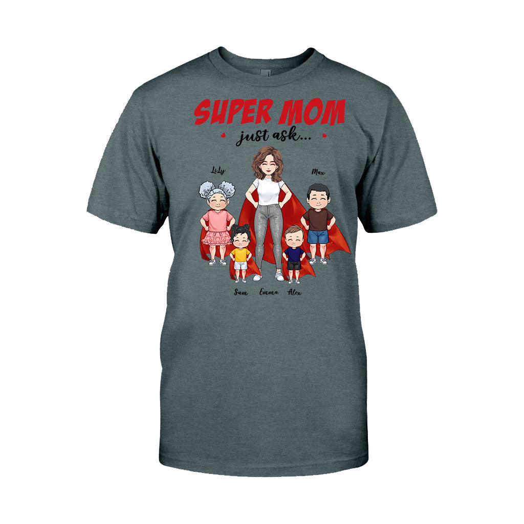 Super Mom - Gift for mom, grandma - Personalized T-shirt And Hoodie