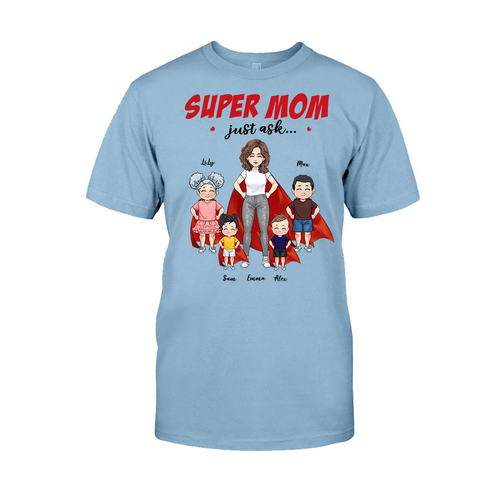 Super Mom - Gift for mom, grandma - Personalized T-shirt And Hoodie