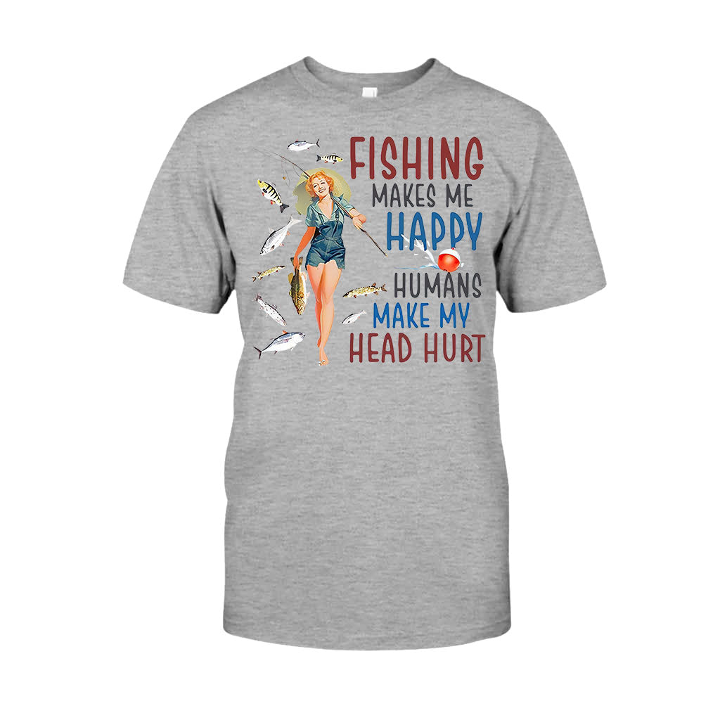 Make Me Happy - Fishing T-shirt and Hoodie 112021