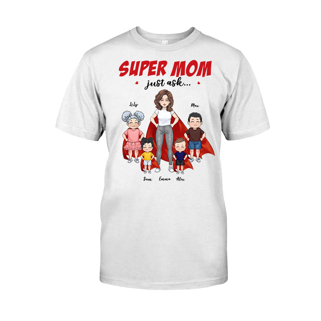 Super Mom - Gift for mom, grandma - Personalized T-shirt And Hoodie