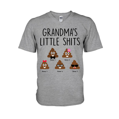 Grandma's Little Cuties - Personalized Mother's Day Grandma T-shirt and Hoodie