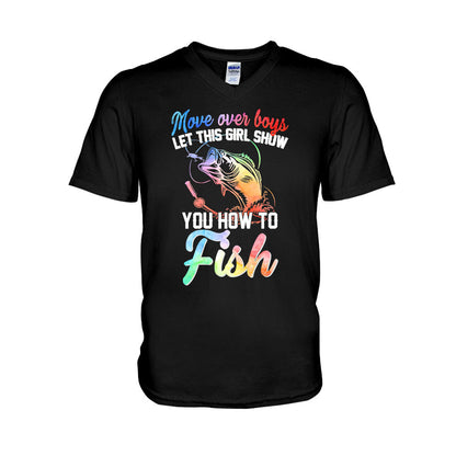 Move Over Boy - Fishing T-shirt and Hoodie 112021