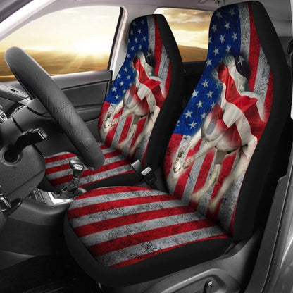 American Flag Horse Seat covers 0523