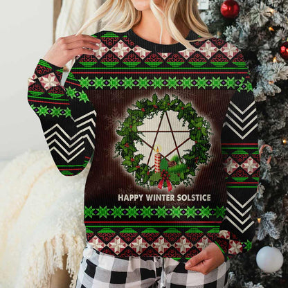 Happy Winter Solstice - Christmas Witch Sweater