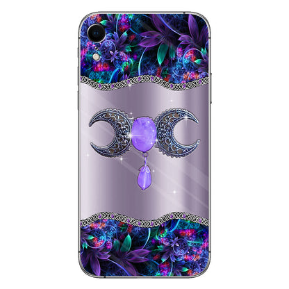 Mystery Witch Triple Moon - Personalized Phone Case With 3D Printed