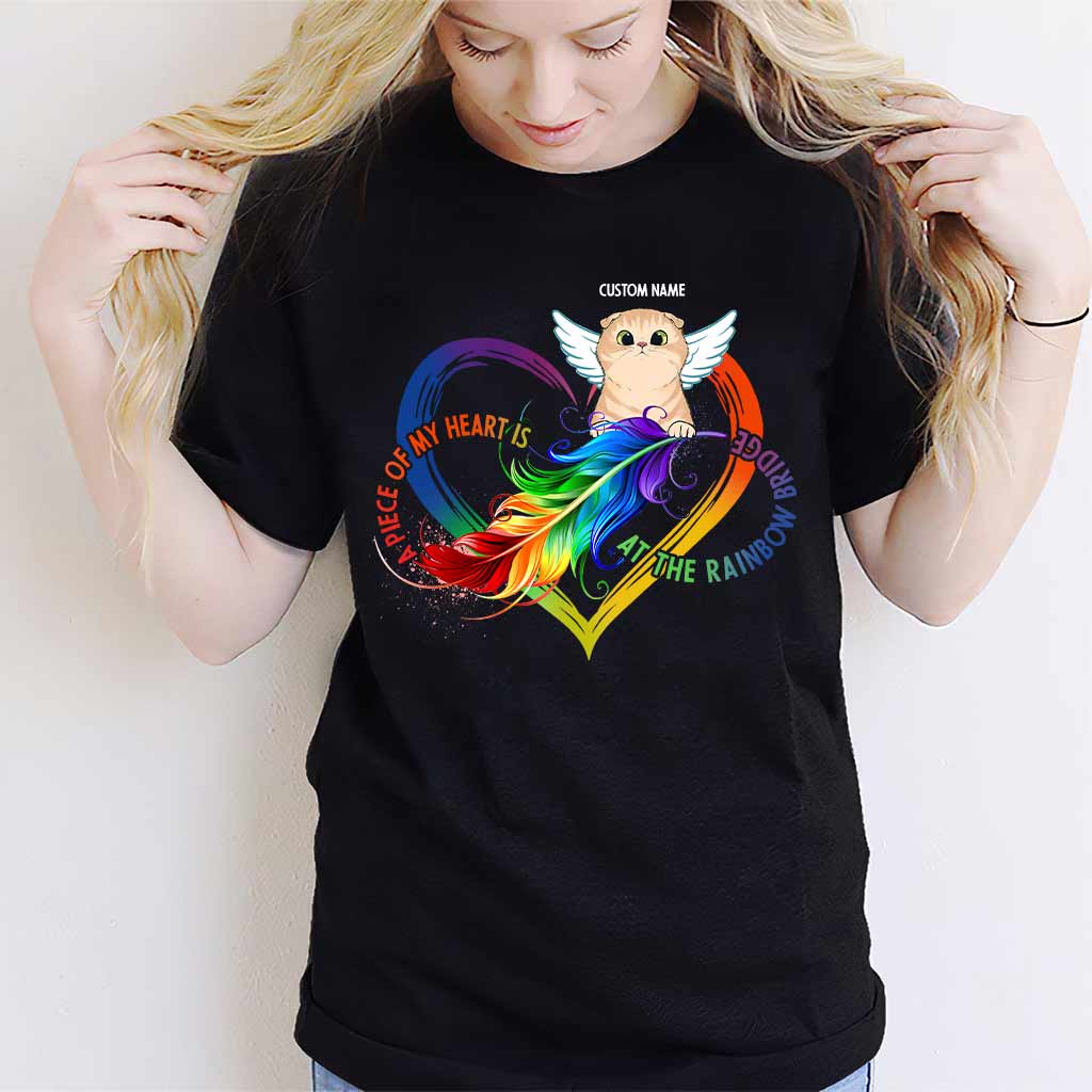A Piece Of My Heart - Personalized Cat T-shirt and Hoodie