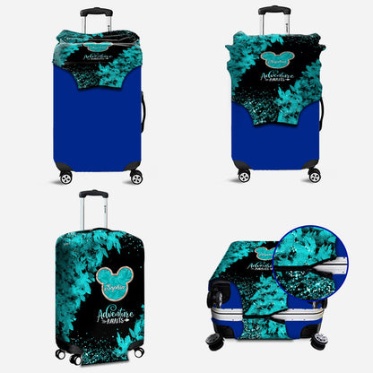 Adventure Awaits - Personalized Mouse Luggage Cover