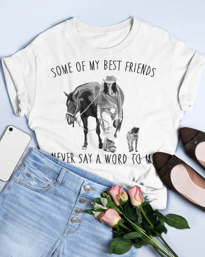 Some Of My Best Friends Horse T-shirt and Hoodie 0523