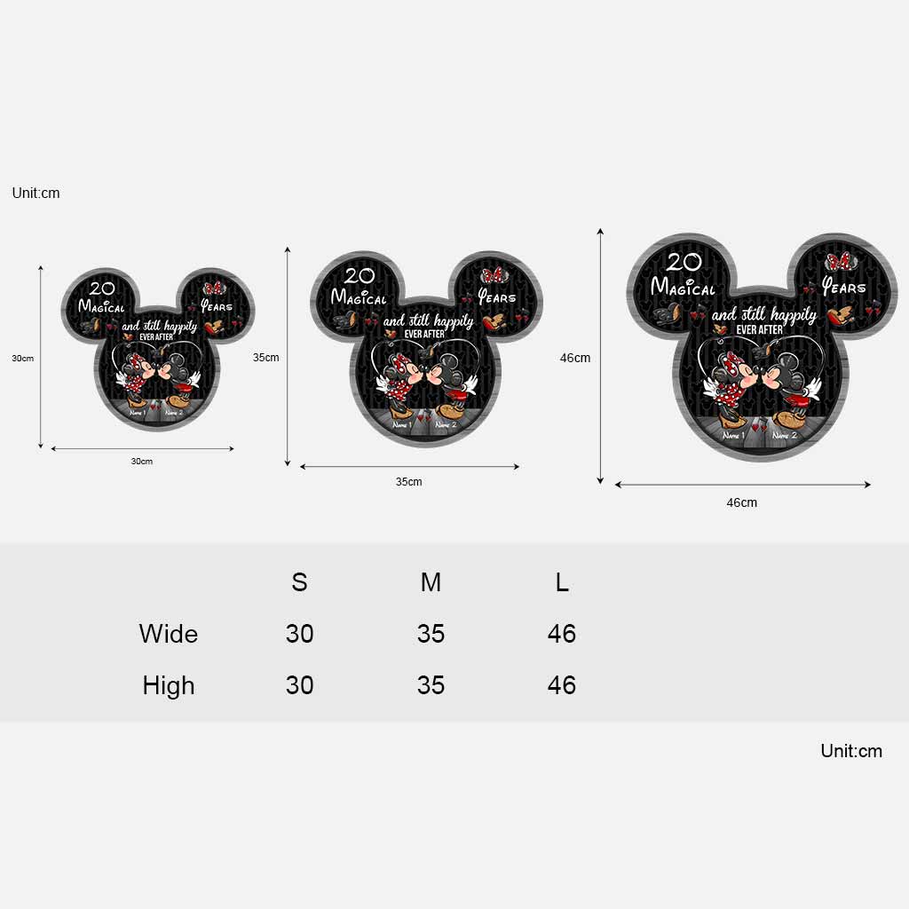 Still Happily Ever After - Personalized Mouse Wood Sign